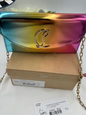 Women’s Christian Louboutin LOUBI 54 multicolor SPECCHIO  Crossbody/Clutch